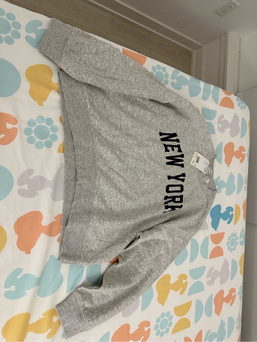 H&M new york Gray 2 piece Sweatshirt set